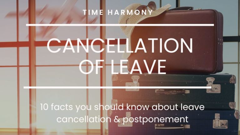cancellation of leave_time harmony